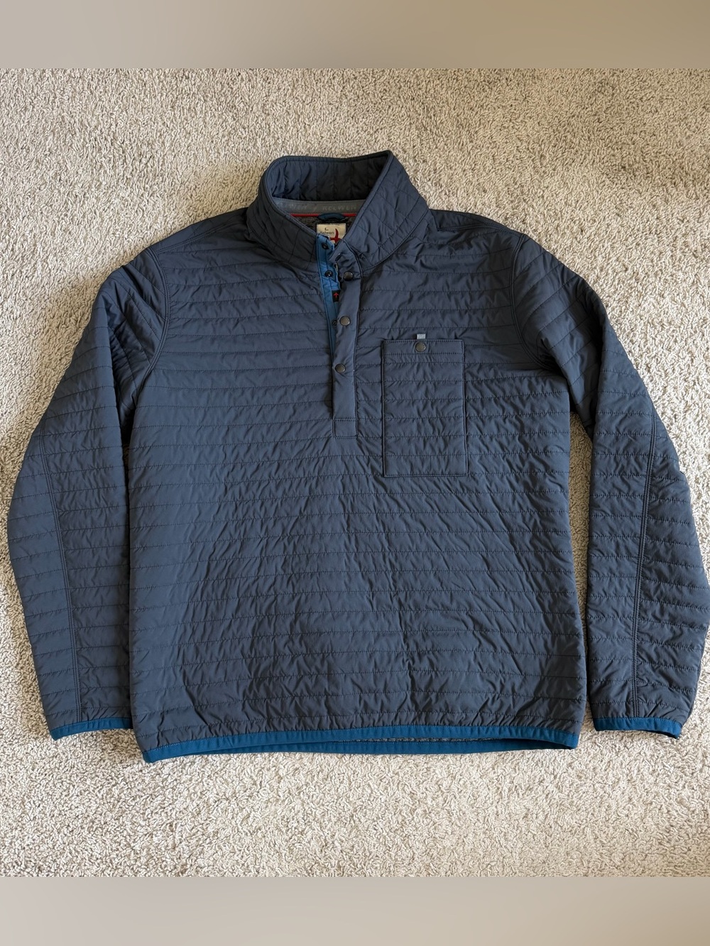 Relwen Snap Button Windzip Popover Sweater